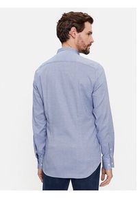 TOMMY HILFIGER - Tommy Hilfiger Koszula Cl Stretch Dobby Sf Shirt MW0MW33821 Niebieski Slim Fit. Kolor: niebieski. Materiał: bawełna #5