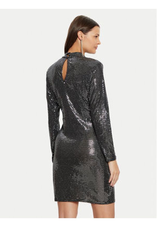 Vero Moda Sukienka koktajlowa Evaline 10317040 Srebrny Slim Fit. Kolor: srebrny. Materiał: syntetyk. Styl: wizytowy