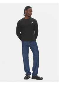 Calvin Klein Jeans Sweter LV040EM217 Czarny Regular Fit. Kolor: czarny. Materiał: bawełna #5
