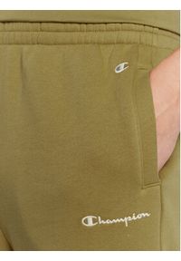 Champion Spodnie dresowe Future 216891 Zielony Custom Fit. Kolor: zielony. Materiał: bawełna #4