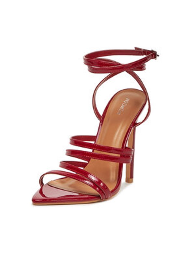 DeeZee Sandały YC7562-S-LP1 Czerwony. Kolor: czerwony. Materiał: skóra