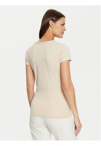 Guess T-Shirt W5RI21 J1314 Beżowy Regular Fit. Kolor: beżowy. Materiał: bawełna #3