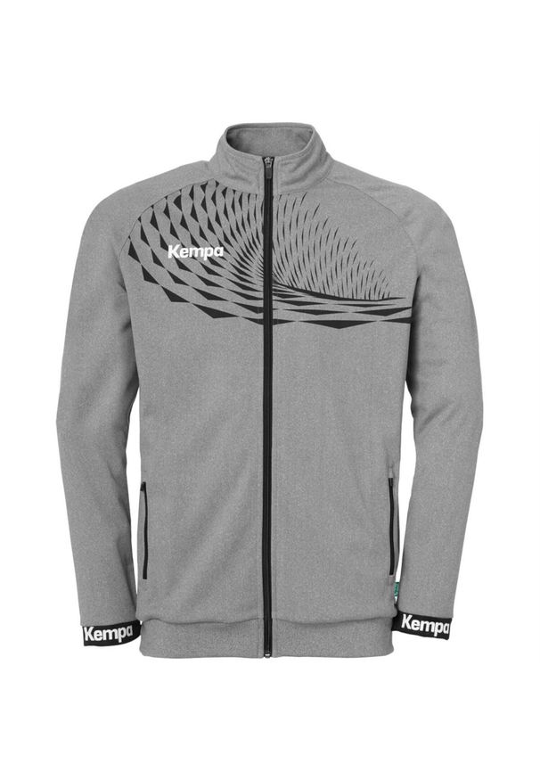 KEMPA - Dziecięca poliestrowa bluza dresowa Kempa Wave 26. Kolor: szary, brązowy, wielokolorowy. Materiał: poliester, dresówka. Sport: piłka ręczna
