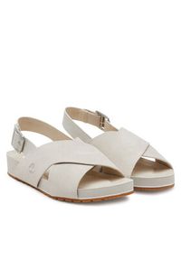 Timberland Sandały TB0A41PQF481 Écru. Materiał: skóra, zamsz #4