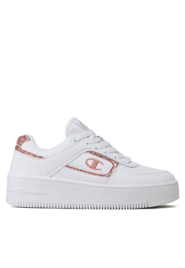 Champion Sneakersy S11576-WW006 Biały. Kolor: biały. Materiał: skóra