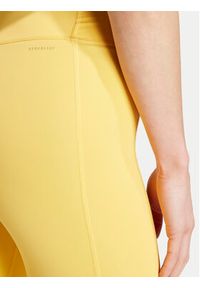 Adidas - adidas Legginsy Optime IT9111 Żółty Slim Fit. Kolor: żółty. Materiał: syntetyk #4
