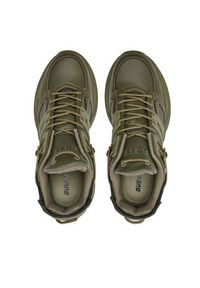 Guess Sneakersy Belluno Low FMTBEL ELE12 Khaki. Kolor: brązowy. Materiał: skóra #6