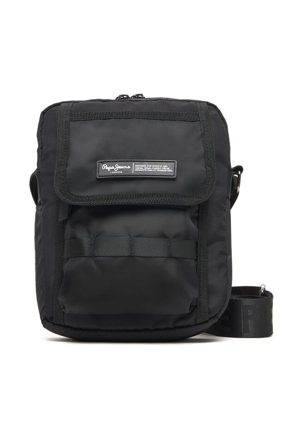 Saszetka Pepe Jeans. Kolor: czarny