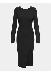 only - ONLY Sukienka dzianinowa Meddi 15311087 Czarny Slim Fit. Kolor: czarny. Materiał: syntetyk #2