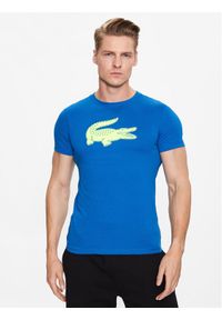 Lacoste T-Shirt TH2042 Kolorowy Regular Fit. Materiał: syntetyk. Wzór: kolorowy