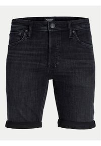 Jack & Jones - Jack&Jones Szorty jeansowe Jjirick 12250177 Czarny Regular Fit. Kolor: czarny. Materiał: bawełna #1