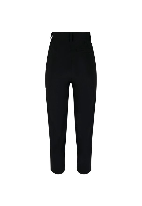 Damskie Spodnie Urban Classics waist. Kolor: czarny. Długość: długie