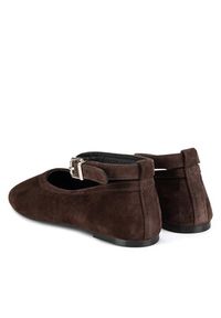 Gino Rossi Baleriny ANYA-7340-25 Brązowy. Kolor: brązowy. Materiał: skóra, zamsz #6