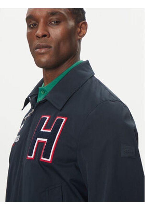 Hechter Paris Kurtka bomber 50131 151203 Granatowy Regular Fit. Kolor: niebieski. Materiał: bawełna