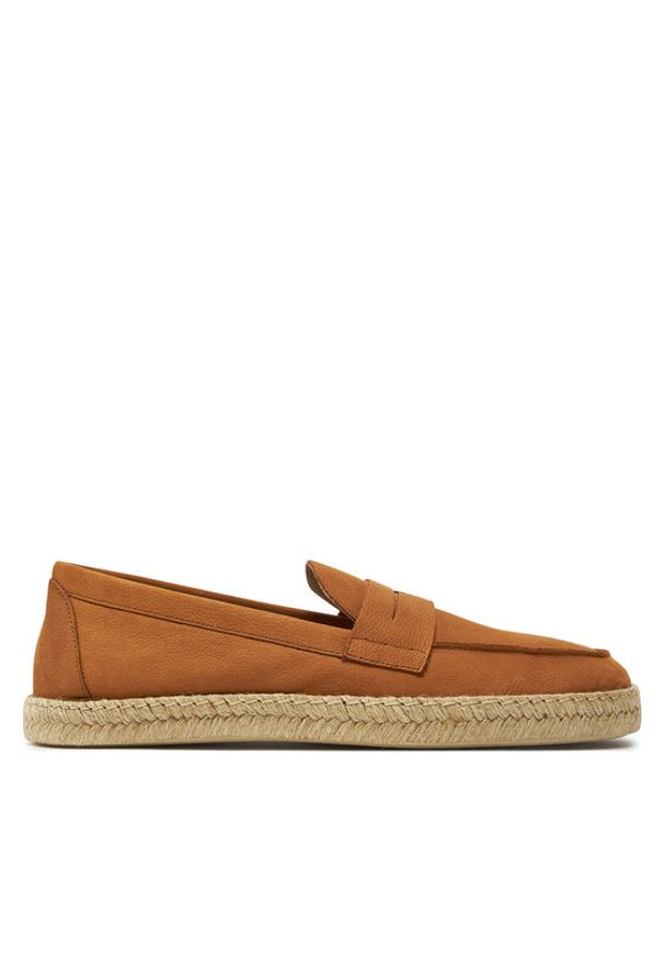 Geox Espadryle U Ostuni U36GVA 00046 C6002 Brązowy. Kolor: brązowy. Materiał: skóra