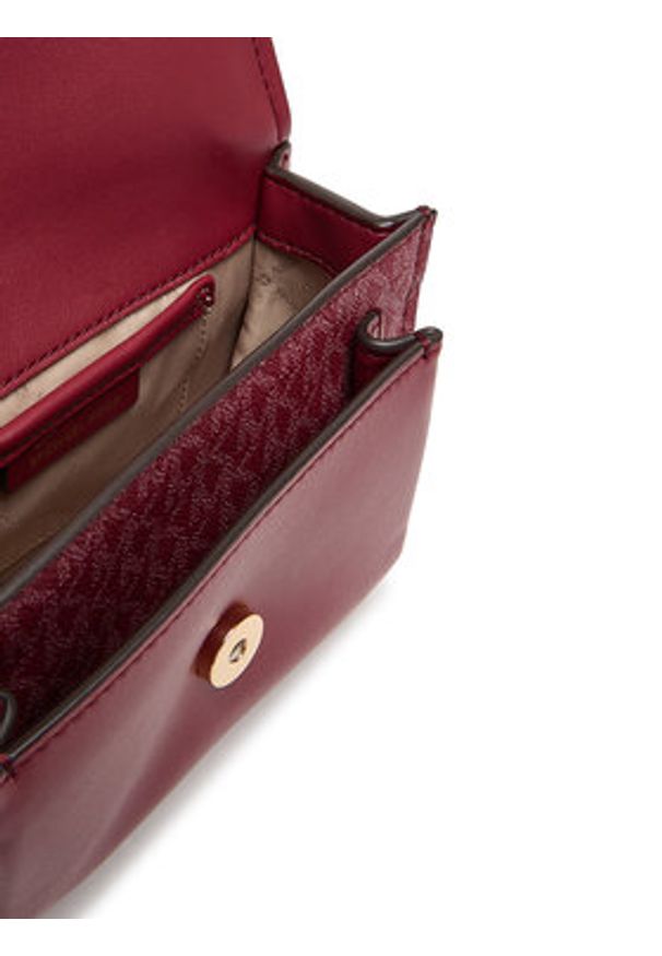 MICHAEL Michael Kors Torebka Claire 32R5GC7C1V Bordowy. Kolor: czerwony. Materiał: skórzane