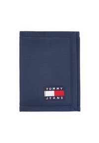 Tommy Jeans Duży Portfel Męski Tjm Ess Daily Nylon Trifold AM0AM12083 Granatowy. Kolor: niebieski. Materiał: materiał