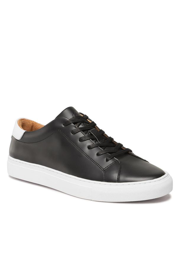 Sneakersy Polo Ralph Lauren Jermain II 816845436002 Black. Kolor: czarny. Materiał: skóra
