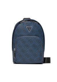 Guess Plecak Vezzola Eco Mini-Bags HMEVZL P3468 Granatowy. Kolor: niebieski. Materiał: skóra