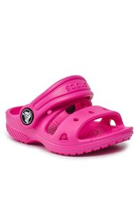 Crocs Klapki Classic Kids Sandal T 207537 Różowy. Kolor: różowy #7