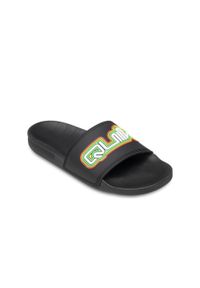 Quiksilver - Sandały wsuwane RIVI Czarny Mężczyźni. Zapięcie: bez zapięcia. Kolor: czarny. Materiał: guma, syntetyk
