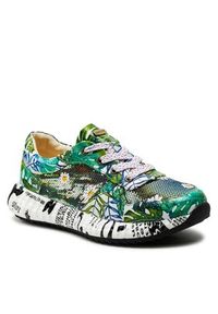 Laura Vita Sneakersy Burton 5 Zielony. Kolor: zielony. Materiał: skóra #5
