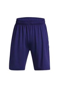 Spodnie sportowe męskie Under Armour 1376955468. Kolor: niebieski. Materiał: materiał, syntetyk. Długość: krótkie