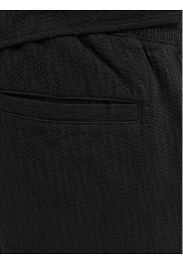 Jack & Jones Szorty materiałowe Jaiden 12293471 Czarny Regular Fit. Kolor: czarny. Materiał: bawełna
