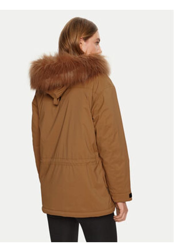 Napapijri Kurtka anorak Skidoo W 2.0 NP0A4I5F Brązowy Regular Fit. Kolor: brązowy. Materiał: syntetyk