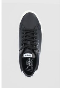 Pepe Jeans Buty kolor czarny. Nosek buta: okrągły. Zapięcie: sznurówki. Kolor: czarny. Materiał: guma #3