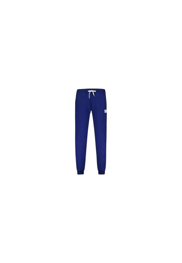 Le Coq Sportif - Survêtement Homme Survêtement Le coq sportif ESS P24 PANT REGULAR NÂ°1 Bleu Bleu. Kolor: niebieski. Materiał: dresówka
