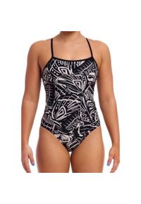 Strój do pływania FUNKITA Night Flyer - Single Strap. Kolor: wielokolorowy