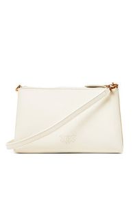 Pinko - PINKO Torebka Flat Horizontal Mini PE 25 PCPL 104277 A0F1 Biały. Kolor: biały. Materiał: skórzane #5
