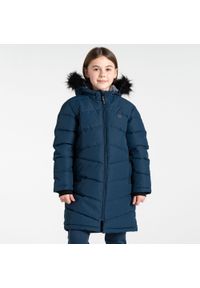DARE 2B - Kurtka turystyczna dziecięca Striking III zimowa. Okazja: na co dzień. Kolor: niebieski. Materiał: puch. Sezon: zima. Styl: sportowy, casual