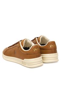 Polo Ralph Lauren Sneakersy Hrt Ct II 809845110005 Brązowy. Kolor: brązowy. Materiał: skóra #3