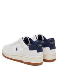 Polo Ralph Lauren Sneakersy 809971482001 Biały. Kolor: biały. Materiał: zamsz, skóra #4