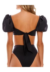 AGUA BENDITA - Czarny top od bikini Calista. Kolor: czarny. Materiał: materiał #5