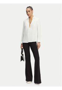 Elisabetta Franchi Bluzka CA-159-62E2-V400 Biały Regular Fit. Kolor: biały. Materiał: wiskoza #3