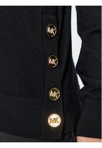 MICHAEL Michael Kors Golf MF360NV4VR Czarny Regular Fit. Typ kołnierza: golf. Kolor: czarny. Materiał: wełna #4