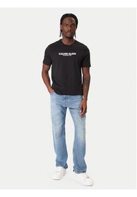 Calvin Klein T-Shirt 30s Graphic LV04RE820G Czarny Regular Fit. Kolor: czarny. Materiał: bawełna #4