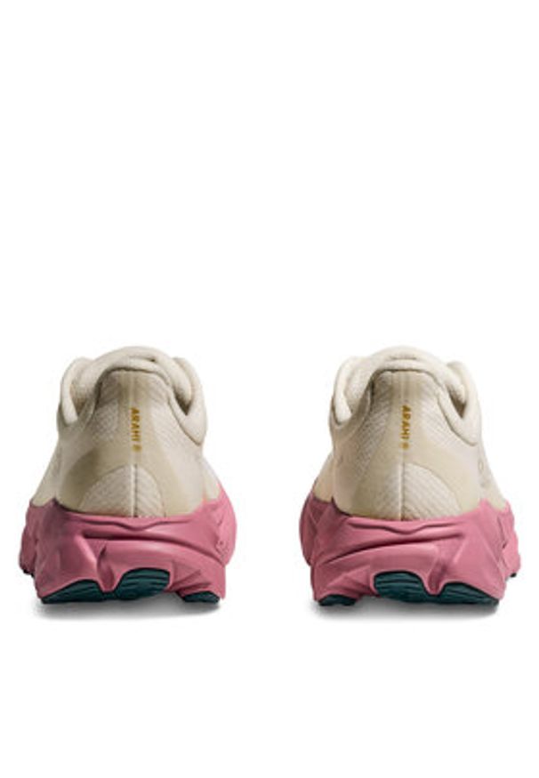 HOKA - Hoka Buty do biegania Arahi 8 1168691 Écru. Kolor: kremowy. Materiał: materiał
