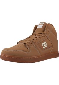 DC Shoes - Tenisówki Dc Model Manteca 4 Hi Lx Kolor Jasnobrązowy. Kolor: brązowy, wielokolorowy, beżowy. Materiał: syntetyk, tkanina, skóra