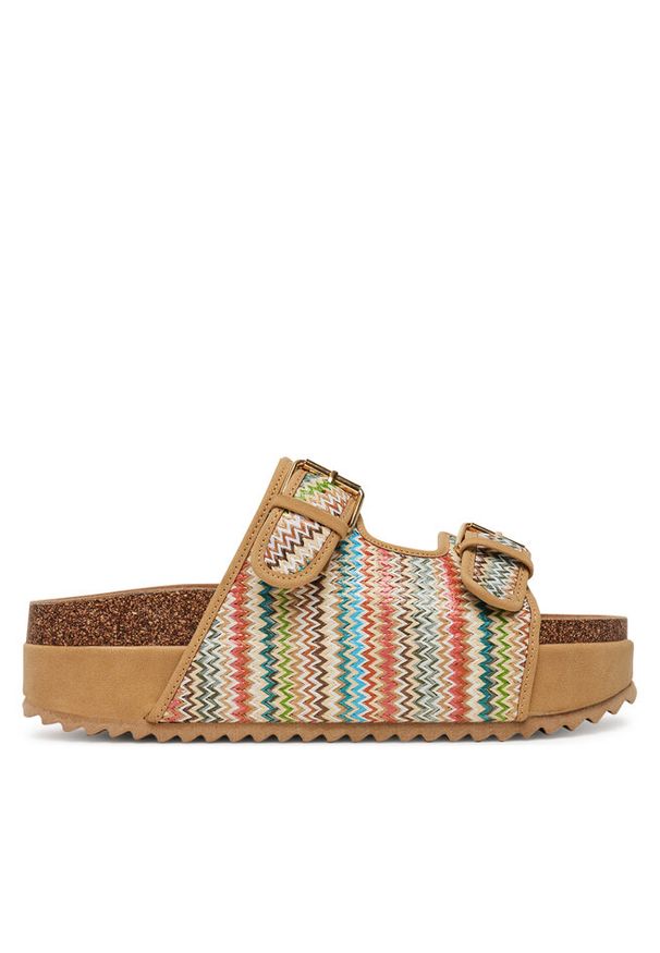 Klapki DeeZee. Kolor: beżowy