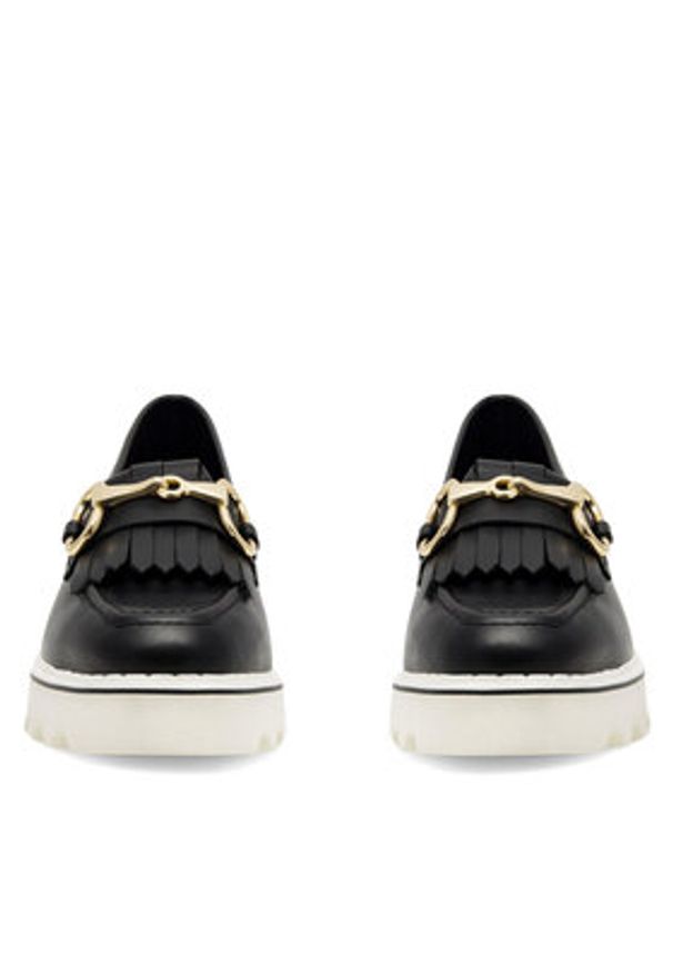 Badura Loafersy NECTOR-06W1-016 Czarny. Kolor: czarny. Materiał: skóra