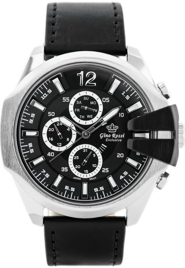 Zegarek Gino Rossi ZEGAREK MĘSKI - E6122A - EXCLUSIVE (zg249b) + BOX uniwersalny