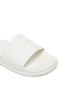 Hugo - HUGO Klapki 50546282 Biały. Kolor: biały. Materiał: syntetyk #4