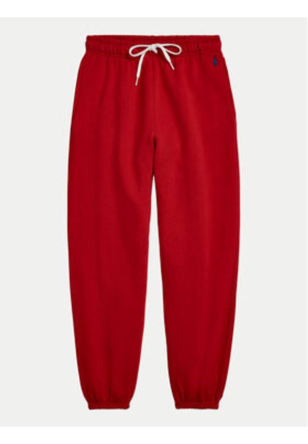 Polo Ralph Lauren Spodnie dresowe 211943009014 Czerwony Regular Fit. Kolor: czerwony. Materiał: bawełna