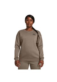 Bluza damska Under Armour Essential Fleece Crew. Kolor: brązowy #1