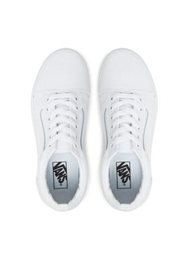 Vans Tenisówki Old Skool VN000D2VW001 Biały. Kolor: biały. Materiał: materiał