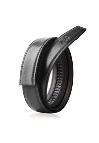 Betlewski - Wymienny pasek bez klamry AUTOMATIC Czarny 85. Kolor: czarny. Materiał: skóra. Wzór: paski #1